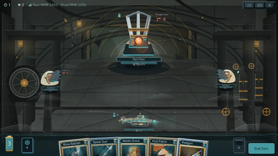 A raid's last chamber, with the Pressure-Heart exposed.